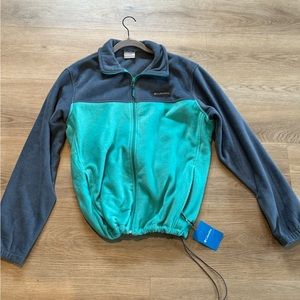 Columbia men’s or could be women’s full zip fleece. Size L new with tags